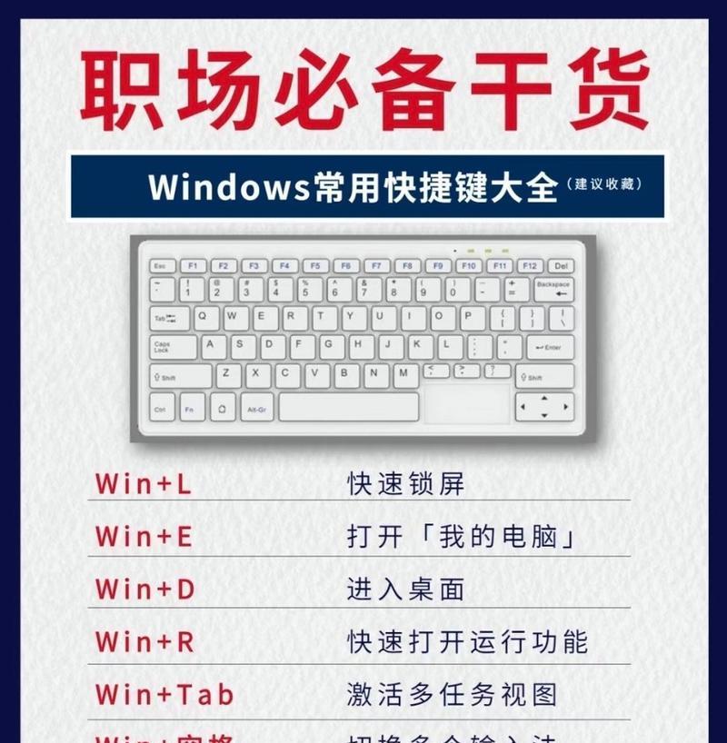 掌握Windows功能键，轻松提升工作效率（全面解析Windows功能键的妙用，让你快人一步）-第1张图片-星耀数码