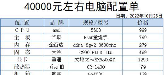 如何选择适合自己的台式电脑配置（全面了解台式电脑配置及选购技巧）-第1张图片-星耀数码
