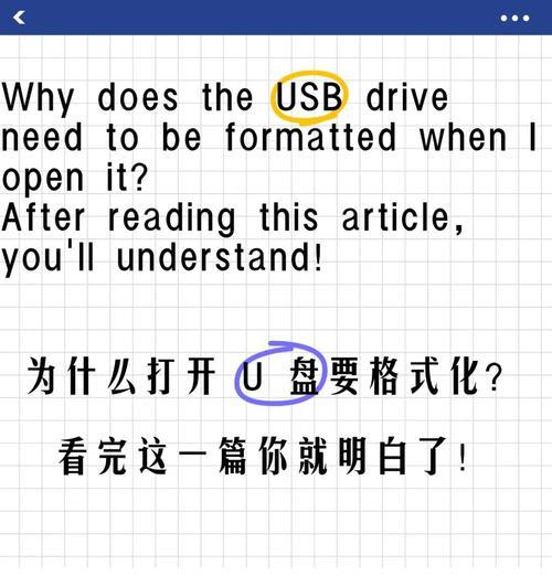 如何解决插入U盘需要格式化的问题（遇到U盘格式化问题时的解决方法）-第1张图片-星耀数码