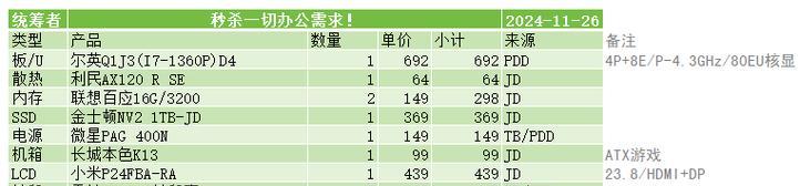 3000元左右电脑配置推荐（性价比高的电脑配置及参数解析）-第2张图片-星耀数码